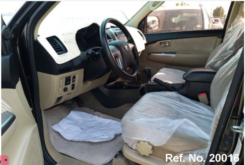  Toyota / Fortuner Stock No. 20016